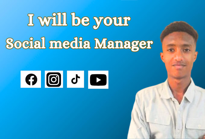be virtual assistant for your social media