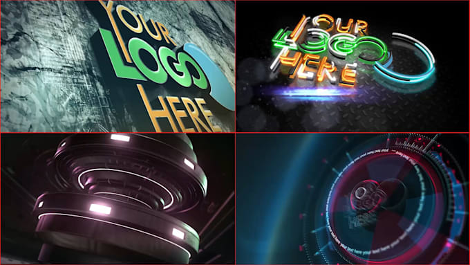 create logo or youtube intro video