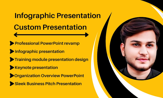 design custom organizational sleek business presentation