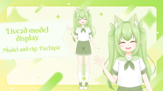 sell adoptable full body fully rigged live2d model