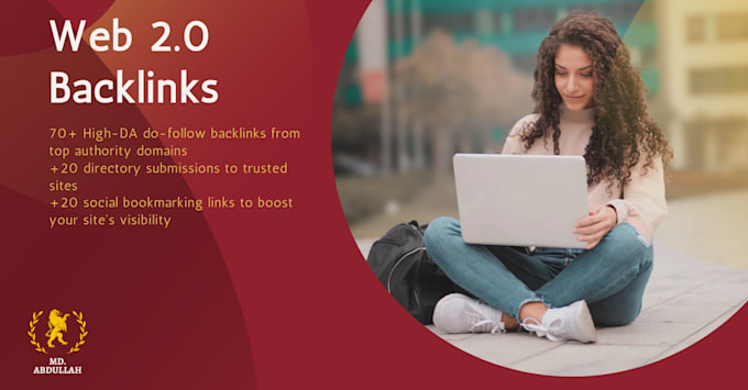 rank your website with high quality backlinks from differnt sites