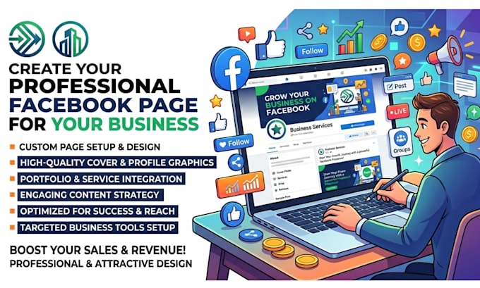 set up on expert facebook business page