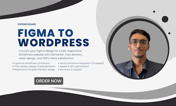 convert figma to wordpress, figma to elementor responsivenes