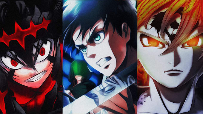 design beautiful banners or anime headers youtube, twitch, twitter in 24h