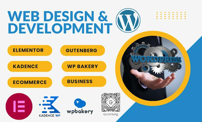 build a custom wordpress website using gutenberg and elementor