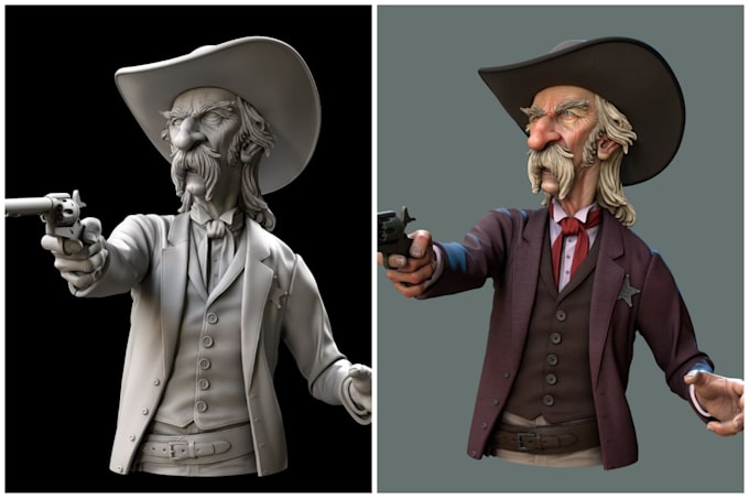 sculpt 3d model, character design, 3d printing, 3d character modeling, zbrush