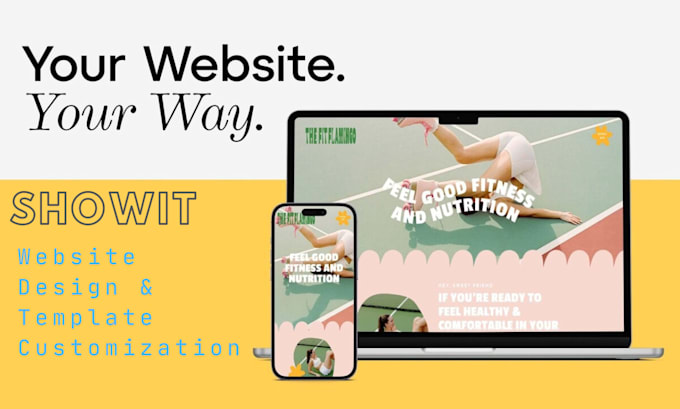 design, redesign, or repair showit website