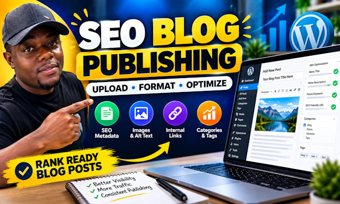 upload, format and SEO optimize your wordpress blog posts