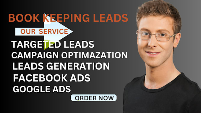 generate profitable leads, for book keeping accounting leads, via facebook ads
