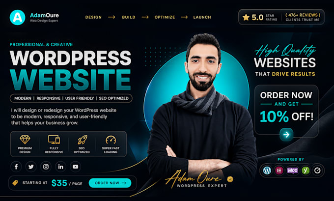 design and redesign wordpress website