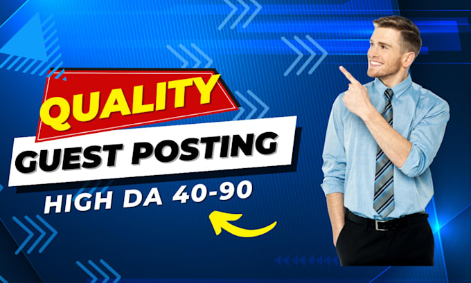 provide high quality guest posts with whitehat permanent SEO backlinks