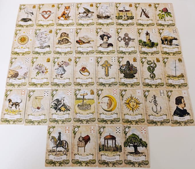 read lenormand grand tableau 36 cards