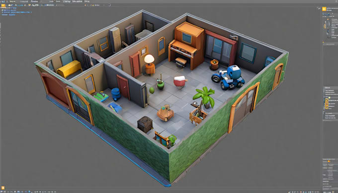 design 3d game development, 3d assets, unity 3d model scene, hyper casual mode