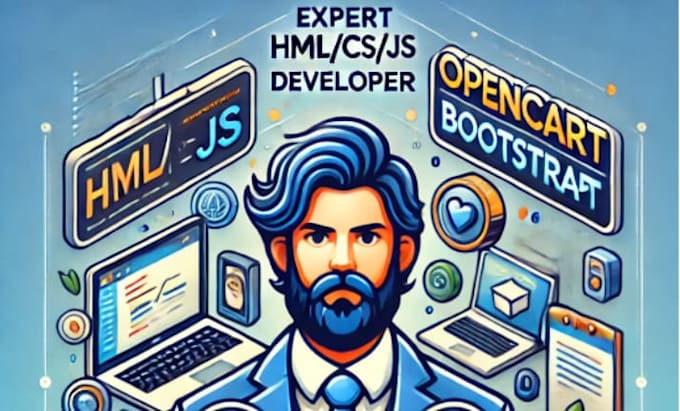 expert HTML CSS developer responsive