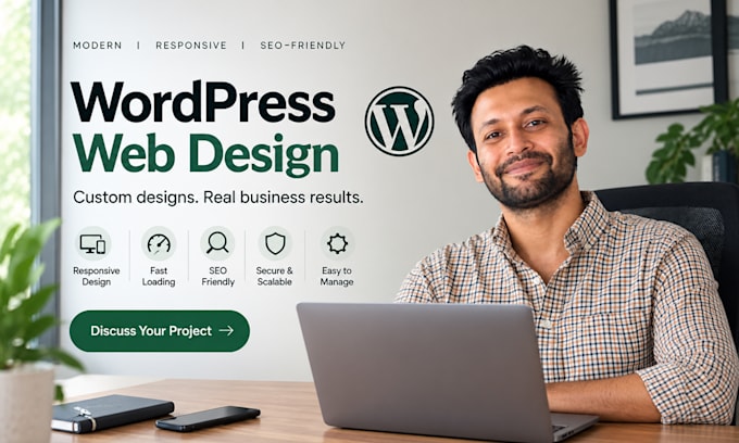build you a modern and fully functional wordpress website