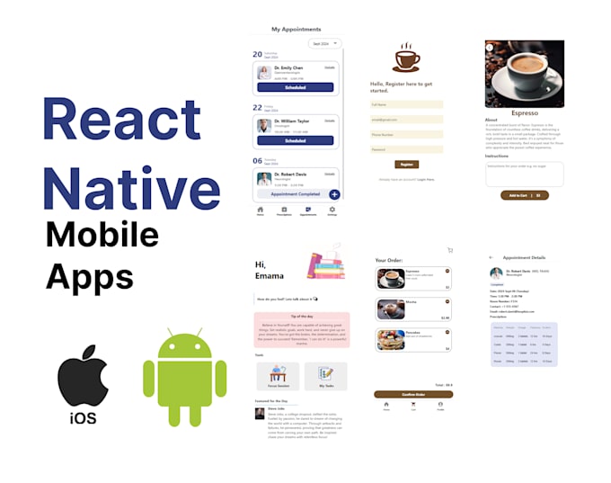 Develop your mobile app using react native and expo by Techrao | Fiverr