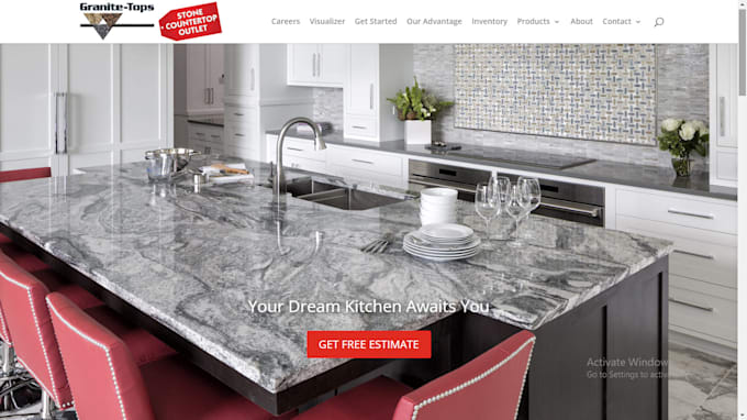 design tiling service, flooring painting countertop tile contractor website