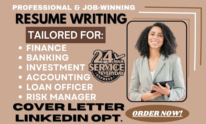 write finance resume, auditor cv, loan officer, clerk, accounting cv, banking cv