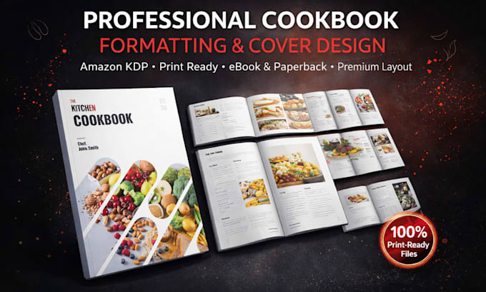 be cookbook writer, recipe book design, cookbook design and cookbook formatting