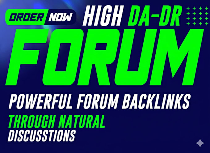 create high quality forum backlinks for SEO ranking