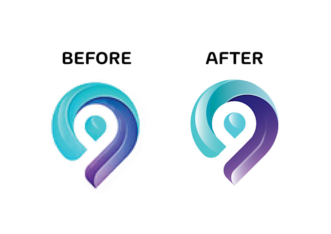 redrawing design and logo