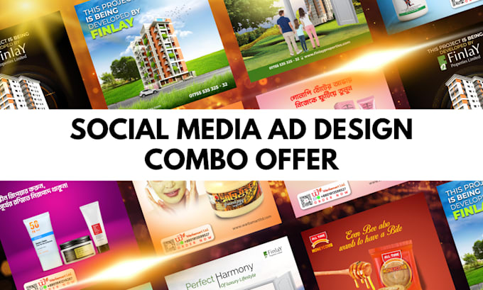 create eye catching social media posts combo package