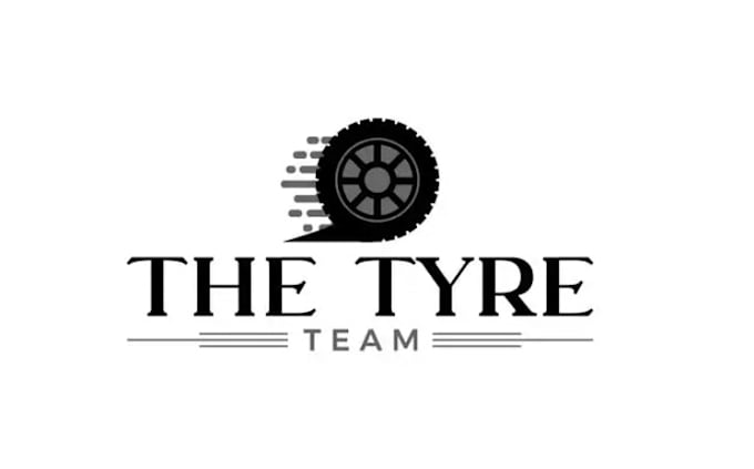 design good looking clean tyre business logo