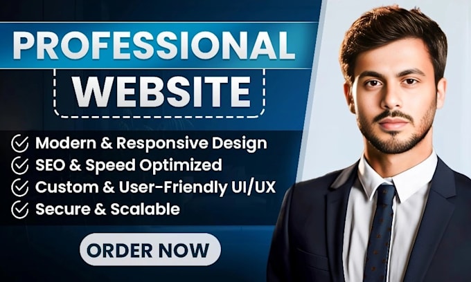 build professional author website design with wordpress