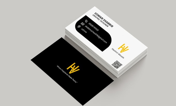 create modern minimalist business card design