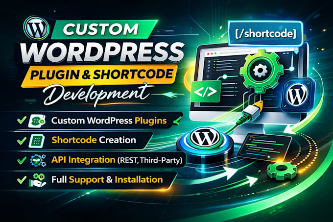 develop custom wordpress plugin or shortcode
