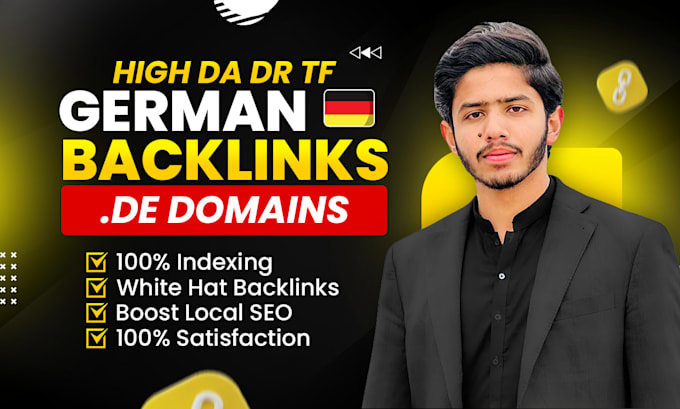 build high DR da tf german de backlinks to boost local SEO