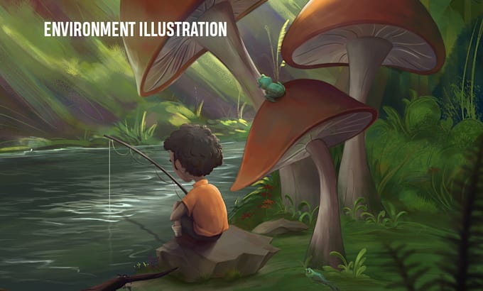 create 2d environment and game background for you