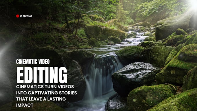 do cinematic video editing, adobe premier pro and after effects