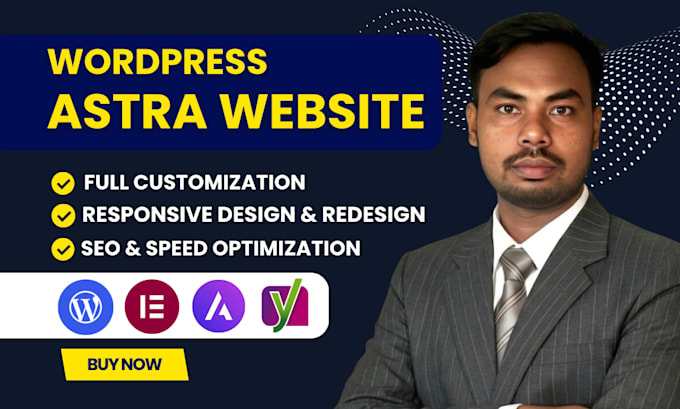 customize and redesign your wordpress astra website