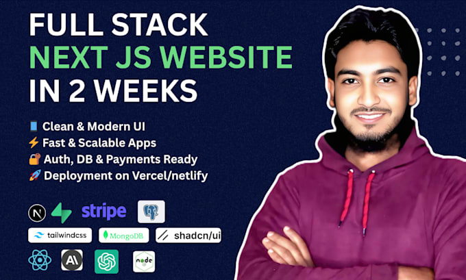 be your next js, supabase, stripe and vercel developer