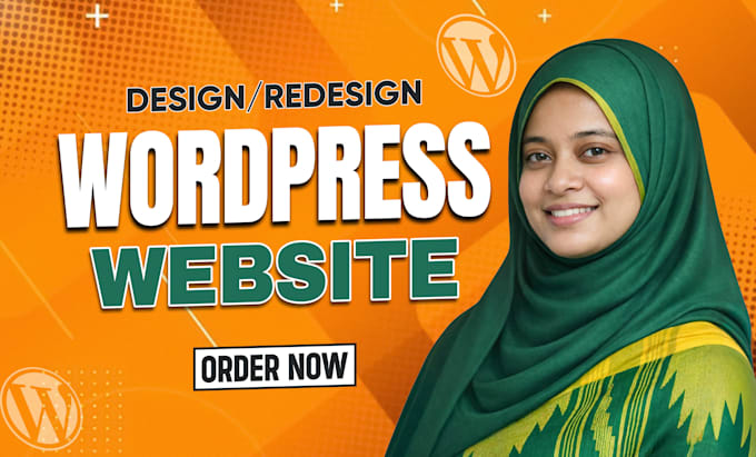 do wordpress website development, design or redesign wordpress custom website