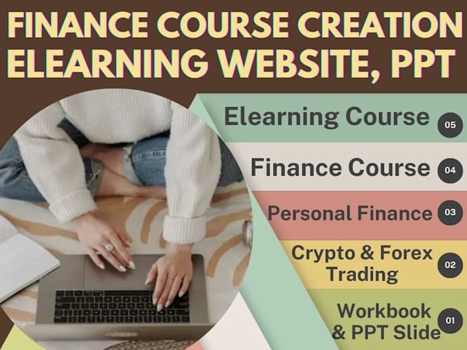 create online course content, finance, crypto and forex trading course ebook