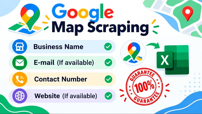 scrap google map data for lead generation, b2b data extraction