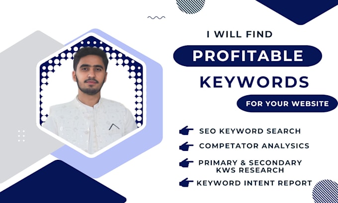 do profitable keywords research and competitor analysis for websites