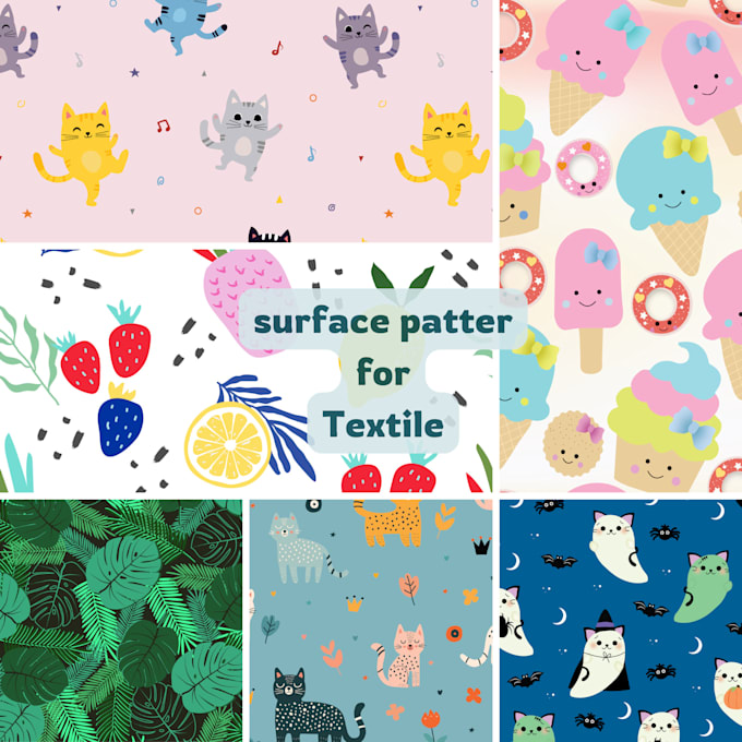 create awesome seamless patterns for textile