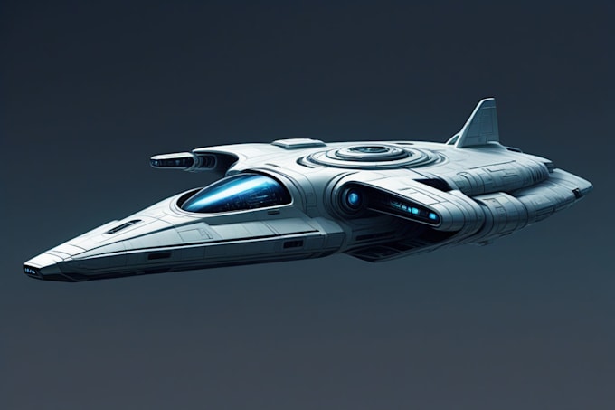design a sci fi spaceship