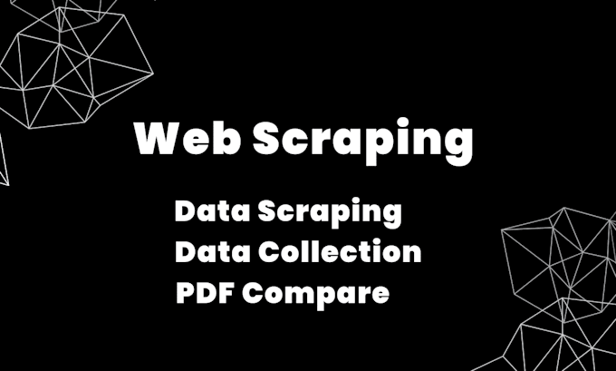 do data scraping PDF conversion and data entry