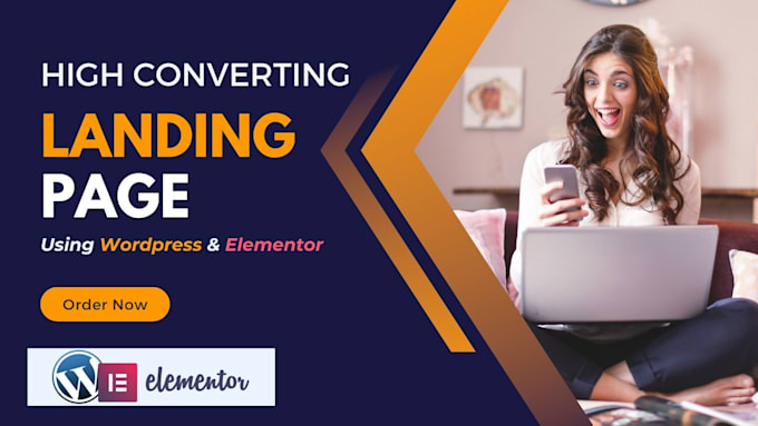create wordpress landing page using elementor pro