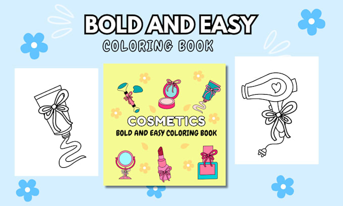 create coco wyo style bold and easy coloring pages for KDP