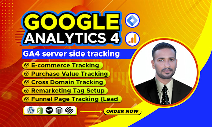 setup google analytics 4, ads conversion tracking with GTM, and ga4 ecommerce