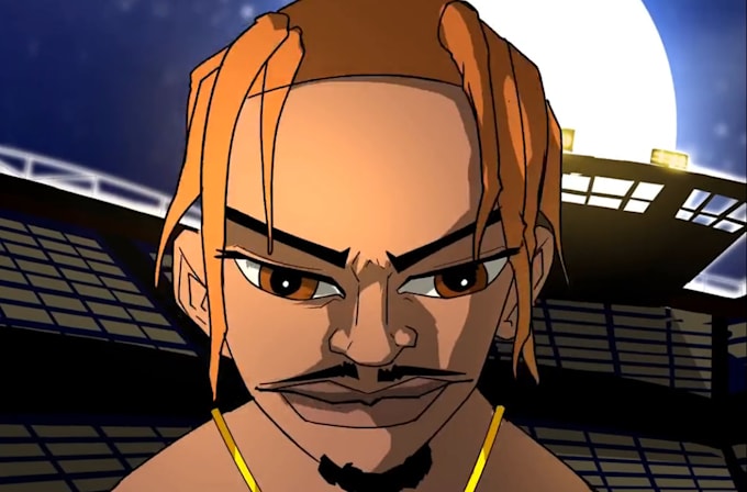 2d japanese anime style,2d animation, anime animation, 2d music video