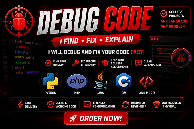 do university code in python, java, c sharp, c