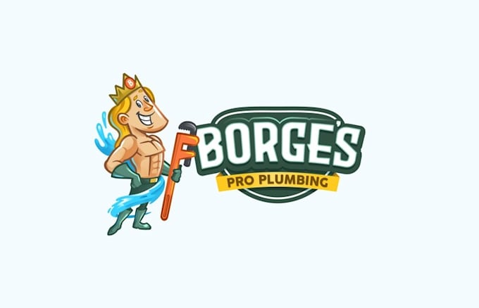 fresh look plumbing industry logo design