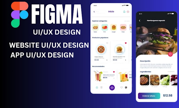Do figma website ui ux, mobile app ui ux, figma website design, ui ux ...