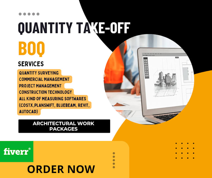 do quantity takeoffs by manual and software